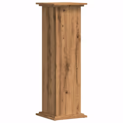 vidaXL Plant Stand Plant Pot Plant Holder Outdoor Flower Stand Engineered Wood - oak, 33 x 33 x 100 cm - Additional view 5