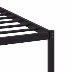 vidaXL Metal Bed Frame with Headboard Bed Base Bedstead Sonoma Oak 100x190 cm - Additional view 7