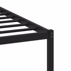 vidaXL Metal Bed Frame with Headboard Bed Base Bedstead Sonoma Oak 100x200 cm - Additional view 7