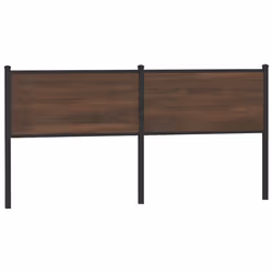 VidaXL 4007802, Brown, Oak, Steel, Wood, 190 cm, 1980 mm, 91.5 cm, 30 mm