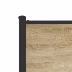 vidaXL Metal Bed Frame with Headboard and Footboard Sonoma Oak 120x200 cm - Additional view 8