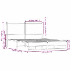 VidaXL 4007940 bed frame - Additional view 8
