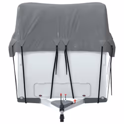 vidaXL Caravan Roof Cover Sun Canopy Top Protection Grey Non-woven Fabric - 700 x 300 cm - Additional view 4