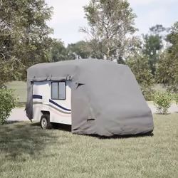 vidaXL Motorhome Covers Protective RV Cover Camper Cover Grey Non-woven Fabric - 610 x 235 x 275 cm - Additional view 2