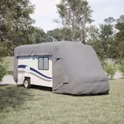 vidaXL Motorhome Covers Protective RV Cover Camper Cover Grey Non-woven Fabric - 730 x 235 x 275 cm