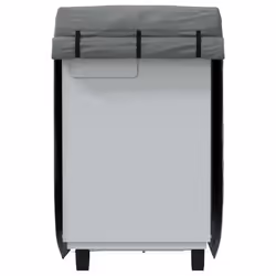 vidaXL Horse Trailer Cover Protective Horse Box cover Grey Non-woven Fabric - 334 x 148 x 230 cm - Additional view 7