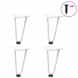 VidaXL 4012413, Metal, White, Indoor, 1.2 cm, 200 mm