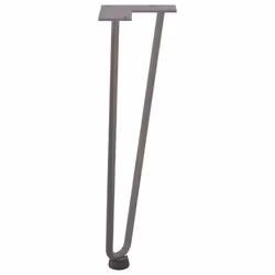 vidaXL Hairpin Table Legs Hairpin Legs Coffee Table leg 4 pcs Solid Steel - natural, 42 cm - Additional view 5