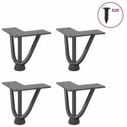 VidaXL 4012430, Metal, Anthracite, Indoor, 1.2 cm, 100 mm
