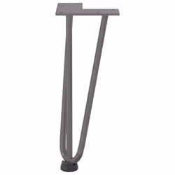 vidaXL Hairpin Table Legs Hairpin Legs Coffee Table leg 4 pcs Solid Steel - natural, 30 cm - Additional view 4