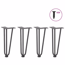 VidaXL 4012442, Metal, Anthracite, Indoor, 1.2 cm, 420 mm