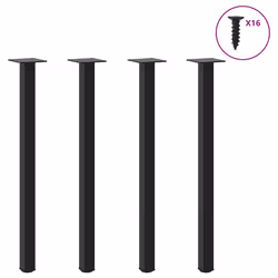 VidaXL 4012456, Metal, Black, Indoor, 740 mm