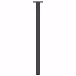) vidaXL Coffee Table Legs Desk Legs Furniture Legs Bar Stand DIY 4 pcs Steel - anthracite, 72-74 cm (40 mm - Additional view 4