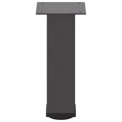 ) vidaXL Coffee Table Legs Desk Legs Furniture Legs Bar Stand DIY 4 pcs Steel - anthracite, 42-44 cm (80 mm - Additional view 5