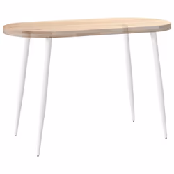 vidaXL Coffee Table Legs Conical Shape Desk Legs Metal Legs DIY 4 pcs Steel - white, 72-73 cm - Additional view 7