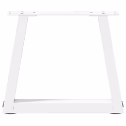 cm/ 2 pcs/ 1 piece) vidaXL Coffee Table Legs V-Shape Desk Legs Furniture Legs Bar Stand DIY Steel - white, 30 x (30-31.3 - Additional view 4