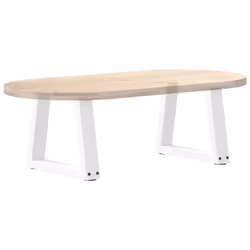 cm/ 2 pcs/ 1 piece) vidaXL Coffee Table Legs V-Shape Desk Legs Furniture Legs Bar Stand DIY Steel - white, 30 x (30-31.3 - Additional view 7