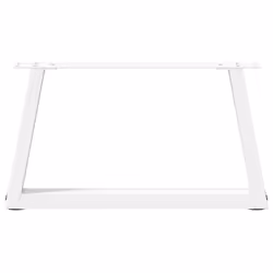 cm/ 2 pcs/ 1 piece) vidaXL Coffee Table Legs V-Shape Desk Legs Furniture Legs Bar Stand DIY Steel - white, 50 x (30-31.3 - Additional view 4