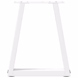 cm/ 2 pcs/ 1 piece) vidaXL Coffee Table Legs V-Shape Desk Legs Furniture Legs Bar Stand DIY Steel - white, 28 x (42-43.3 - Additional view 4