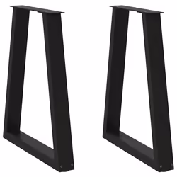 VidaXL 4012560, Metal, Black, Indoor, 730 mm, 500 mm