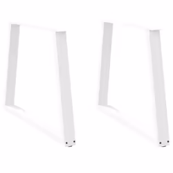 cm/ 2 pcs/ 1 piece) vidaXL Coffee Table Legs V-Shape Desk Legs Furniture Legs Bar Stand DIY Steel - white, 90 x (72-73.3