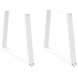 cm/ 2 pcs/ 1 piece) vidaXL Coffee Table Legs V-Shape Desk Legs Furniture Legs Bar Stand DIY Steel - white, 90 x (72-73.3
