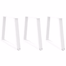 cm/ 3 pcs/ 1 piece) vidaXL Coffee Table Legs V-Shape Desk Legs Furniture Legs Bar Stand DIY Steel - white, 70 x (72-73.3