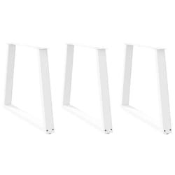 cm/ 3 pcs/ 1 piece) vidaXL Coffee Table Legs V-Shape Desk Legs Furniture Legs Bar Stand DIY Steel - white, 70 x (72-73.3