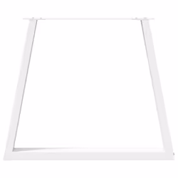 cm/ 3 pcs/ 1 piece) vidaXL Coffee Table Legs V-Shape Desk Legs Furniture Legs Bar Stand DIY Steel - white, 70 x (72-73.3 - Additional view 4