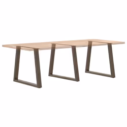 cm/ 3 pcs/ 1 piece) vidaXL Coffee Table Legs V-Shape Desk Legs Furniture Legs Bar Stand DIY Steel - natural, 70 x (72-73.3 - Additional view 8