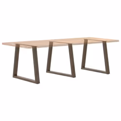 cm/ 3 pcs/ 1 piece) vidaXL Coffee Table Legs V-Shape Desk Legs Furniture Legs Bar Stand DIY Steel - natural, 80 x (72-73.3 - Additional view 7