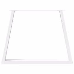 cm/ 3 pcs/ 1 piece) vidaXL Coffee Table Legs V-Shape Desk Legs Furniture Legs Bar Stand DIY Steel - white, 90 x (72-73.3 - Additional view 4