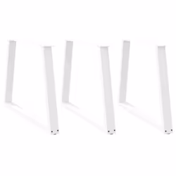 cm/ 3 pcs/ 1 piece) vidaXL Coffee Table Legs V-Shape Desk Legs Furniture Legs Bar Stand DIY Steel - white, 100 x (72-73.3
