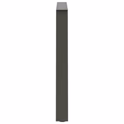 cm/ 3 pcs/ 1 piece) vidaXL Coffee Table Legs V-Shape Desk Legs Furniture Legs Bar Stand DIY Steel - anthracite, 100 x (72-73.3 - Additional view 5