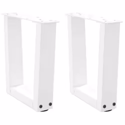 cm) vidaXL Dining Table Legs V-Shape Desk Legs Kitchen Furniture Leg 3 pcs Steel - white, 30 x (30-31.3