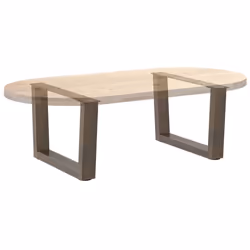 cm) vidaXL Dining Table Legs V-Shape Desk Legs Kitchen Furniture Leg 3 pcs Steel - natural, 60 x (30-31.3 - Additional view 7