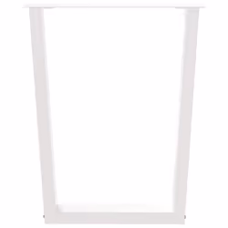 cm) vidaXL Dining Table Legs V-Shape Desk Legs Kitchen Furniture Leg 3 pcs Steel - white, 60 x (72-73.3
