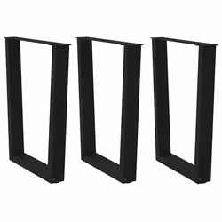 VidaXL 4012644, Metal, Black, Indoor, 733 mm, 700 mm