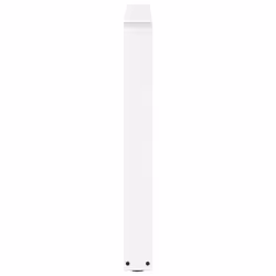 cm/2 pcs) vidaXL Dining Table Legs V-Shape Desk Legs Kitchen Furniture Leg 3 pcs Steel - white, 80 x (72-73.3 - Additional view 5