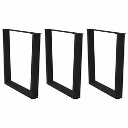 VidaXL 4012652, Metal, Black, Indoor, 733 mm, 900 mm