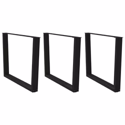 VidaXL 4012656, Metal, Black, Indoor, 733 mm, 1000 mm