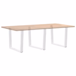 cm/3 pcs) vidaXL Dining Table Legs V-Shape Desk Legs Kitchen Furniture Leg 3 pcs Steel - white, 100 x (72-73.3 - Additional view 7