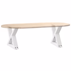 cm) vidaXL Coffee Table Legs 2 pcs White 38x(42-43.3) cm Steel - white, 40 x (30-31.3 - Additional view 7