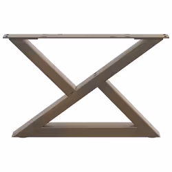 cm) vidaXL Coffee Table Legs 2 pcs Black 60x(30-31.3) cm Steel - natural, 50 x (30-31.3 - Additional view 4