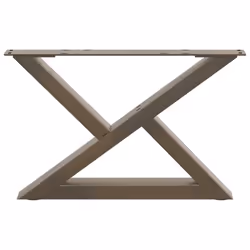 cm) vidaXL Coffee Table Legs 2 pcs Black 60x(30-31.3) cm Steel - natural, 60 x (30-31.3 - Additional view 4