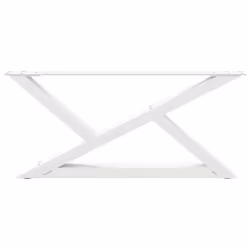 cm) vidaXL Coffee Table Legs 2 pcs Black 60x(30-31.3) cm Steel - white, 70 x (30-31.3 - Additional view 4
