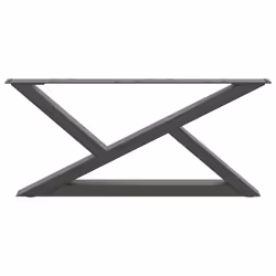 cm) vidaXL Coffee Table Legs 2 pcs White 38x(42-43.3) cm Steel - anthracite, 70 x (30-31.3 - Additional view 4