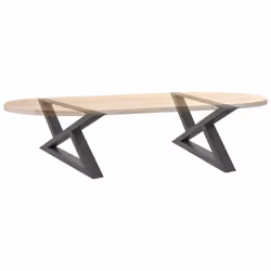 cm) vidaXL Coffee Table Legs 2 pcs White 38x(42-43.3) cm Steel - anthracite, 70 x (30-31.3 - Additional view 7