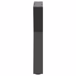 cm) vidaXL Coffee Table Legs 2 pcs Black 60x(30-31.3) cm Steel - anthracite, 28 x (42-43.3 - Additional view 5