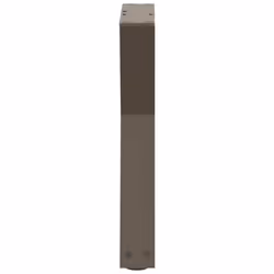 cm) vidaXL Coffee Table Legs 2 pcs Black 60x(30-31.3) cm Steel - natural, 28 x (42-43.3 - Additional view 5